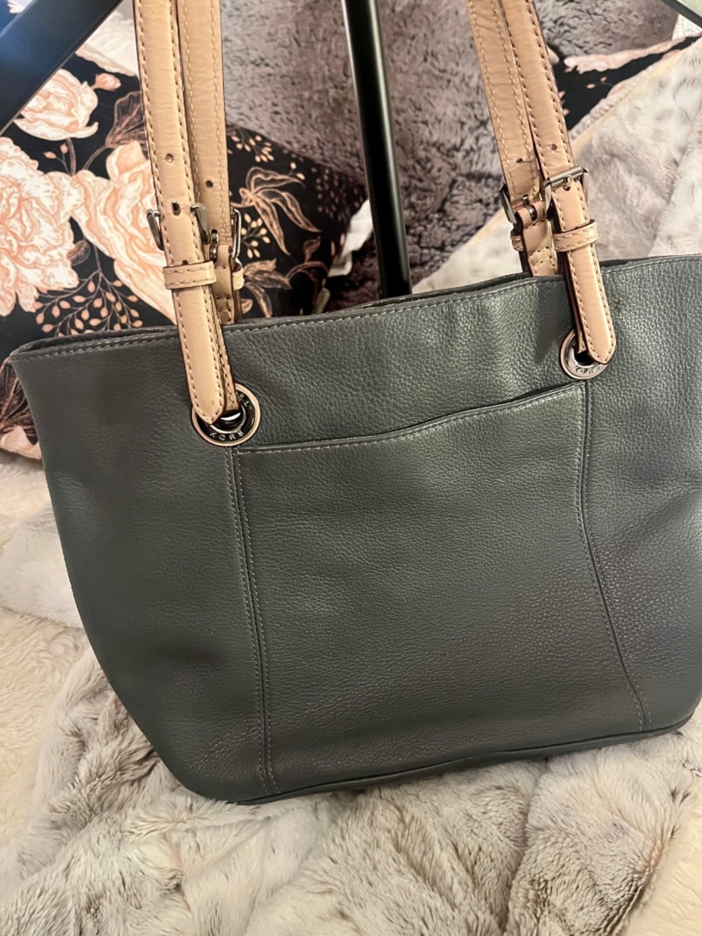 Michael Kors Jet Set bah Dark Gray/Green - Picture 5 of 13